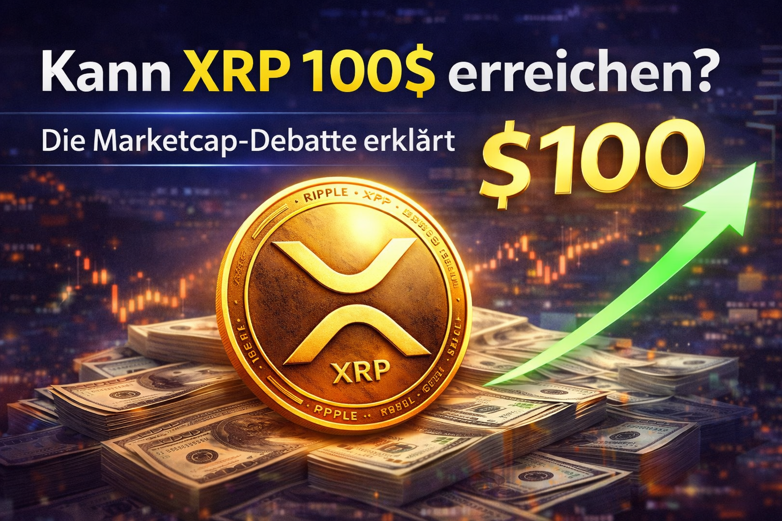 Kann XRP wirklich 100 Dollar erreichen? Was ist mit Marketcap?!