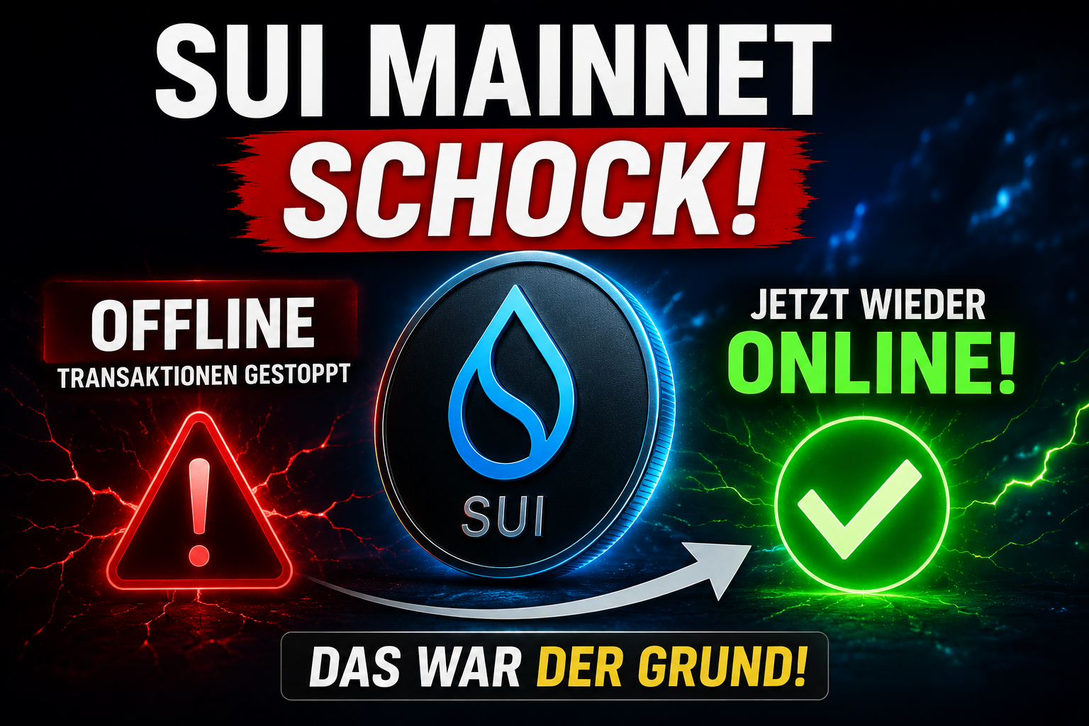 Sui Mainnet Ausfall: Der wahre Grund für den Stillstand!