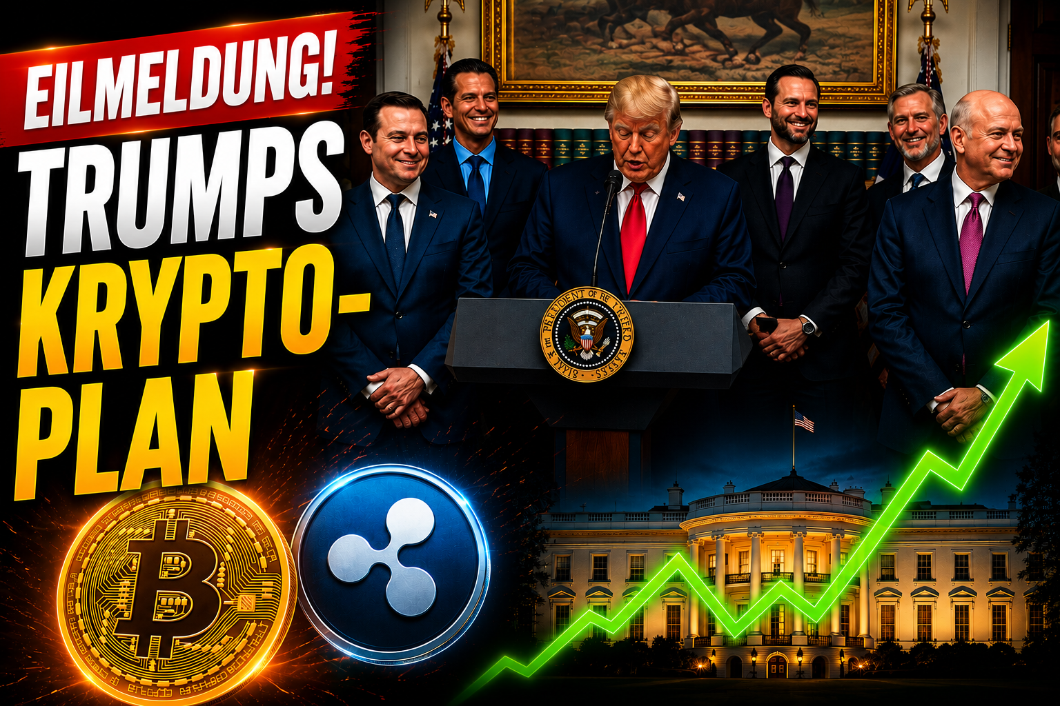 Ripple, Coinbase und Wall Street beim Krypto-Treffen im Weißen Haus