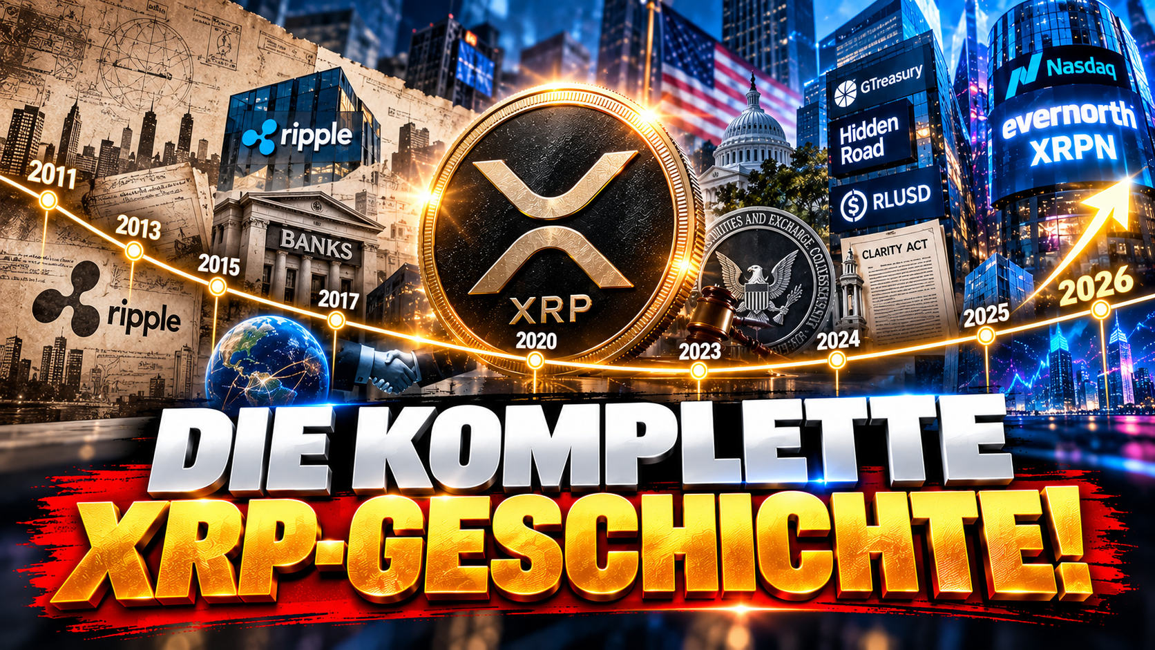 XRP & Ripple: 15 Jahre Geschichte im Zeitstrahl bis 2026!