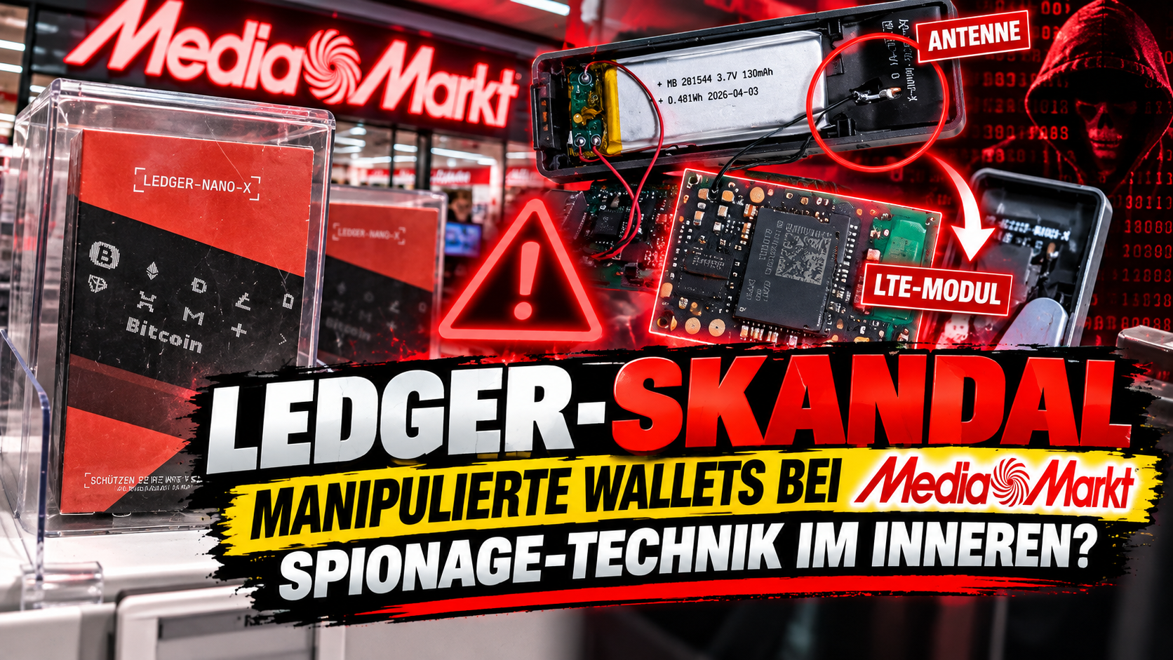 🚨 Ledger-Skandal eskaliert: Manipulierte Krypto-Wallets bei MediaMarkt entdeckt? Über 93 Millionen Dollar im Visier der Ermittler!